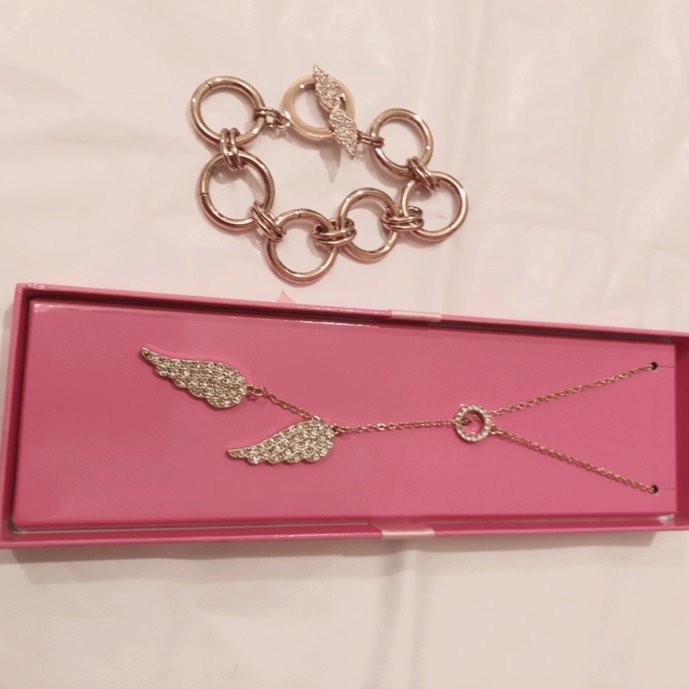 Victoria's Secret Necklace and Bracelet set